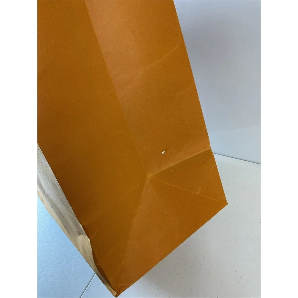 LOUIS VUITTON 19x16x9‎  Authentic Paper Gift/Shopping Bag Large Tote Orange